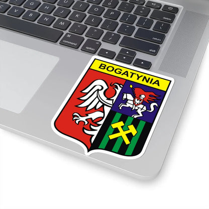 POL Bogatynia COA (Poland) (Coat of Arms) STICKER Vinyl Kiss-Cut Decal - The Sticker Space