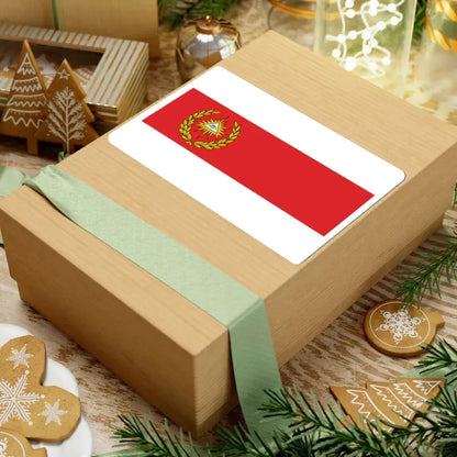 POL Boguchwała flag (Poland) STICKER Vinyl Kiss-Cut Decal - The Sticker Space