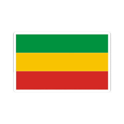 POL Boguszow-Gorce flag (Poland) STICKER Vinyl Kiss-Cut Decal 3 Inch White - The Sticker Space