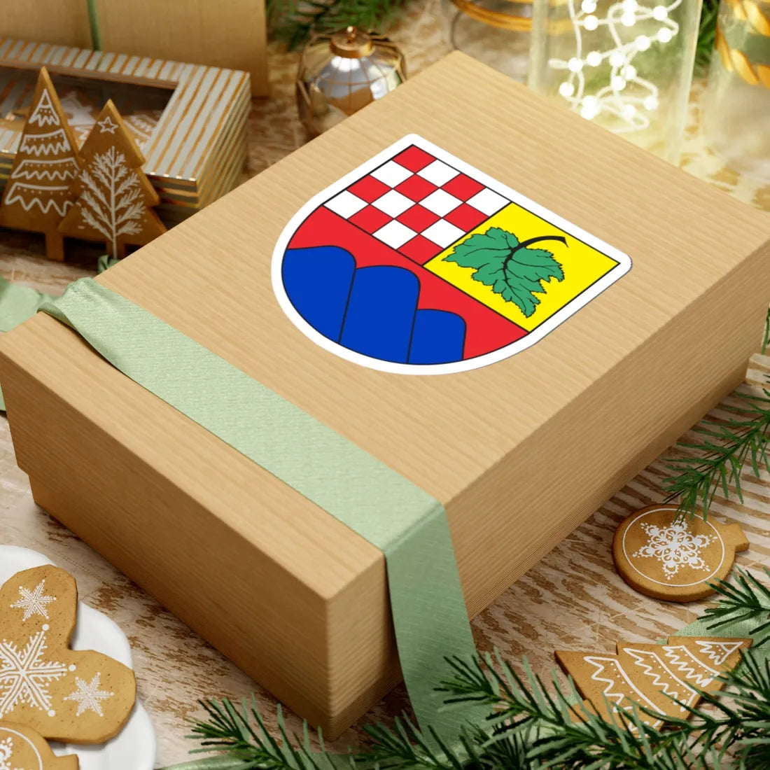 POL Boguszów-Gorce COA (Poland) (Coat of Arms) STICKER Vinyl Kiss-Cut Decal - The Sticker Space