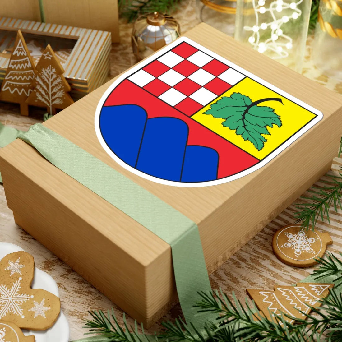 POL Boguszów-Gorce COA (Poland) (Coat of Arms) STICKER Vinyl Kiss-Cut Decal - The Sticker Space