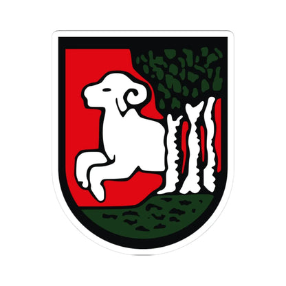 POL Bojanowo COA (Poland) (Coat of Arms) STICKER Vinyl Kiss-Cut Decal 3 Inch White - The Sticker Space