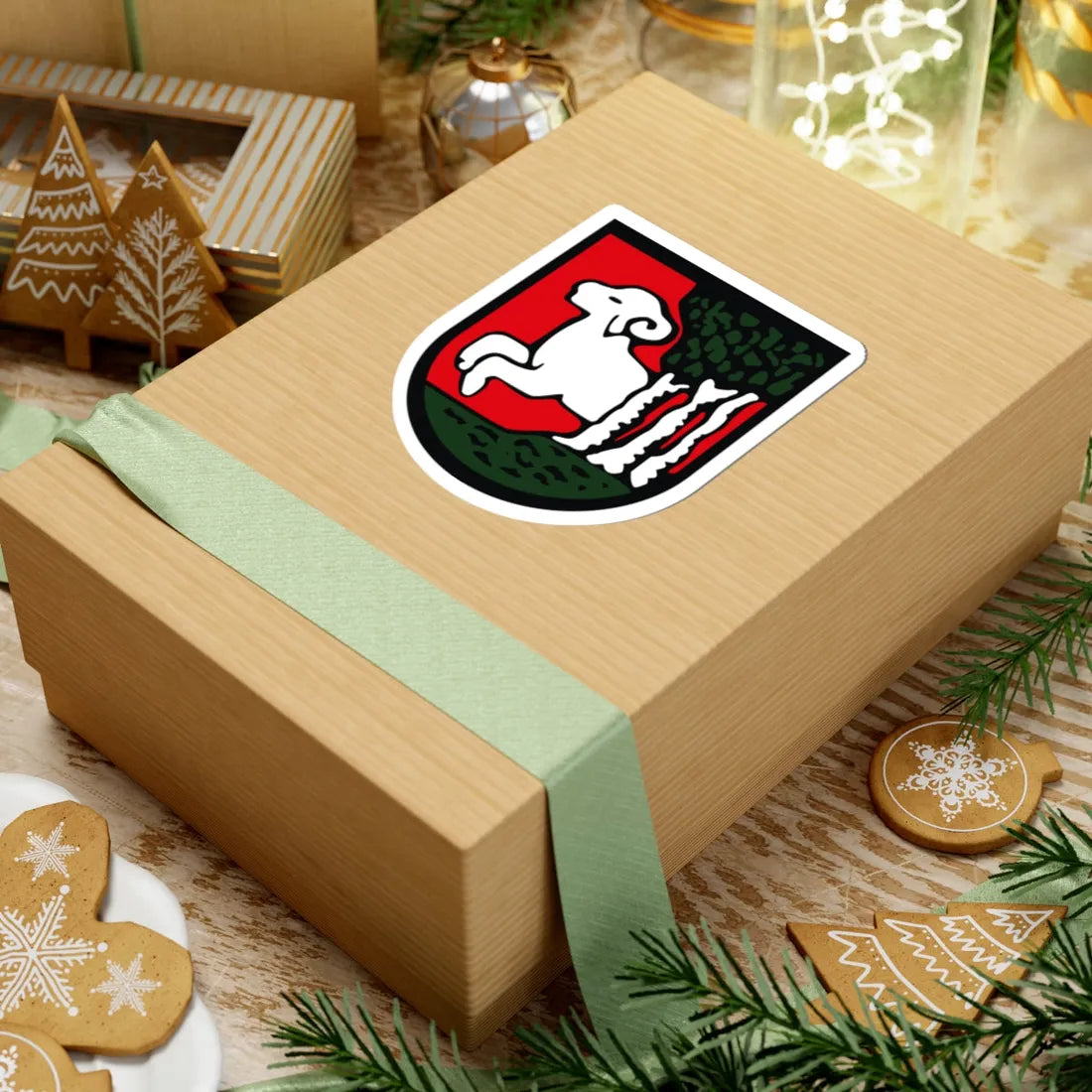 POL Bojanowo COA (Poland) (Coat of Arms) STICKER Vinyl Kiss-Cut Decal - The Sticker Space