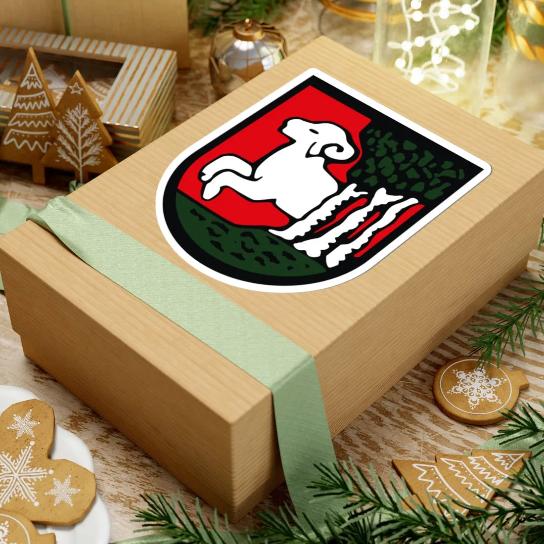 POL Bojanowo COA (Poland) (Coat of Arms) STICKER Vinyl Kiss-Cut Decal - The Sticker Space