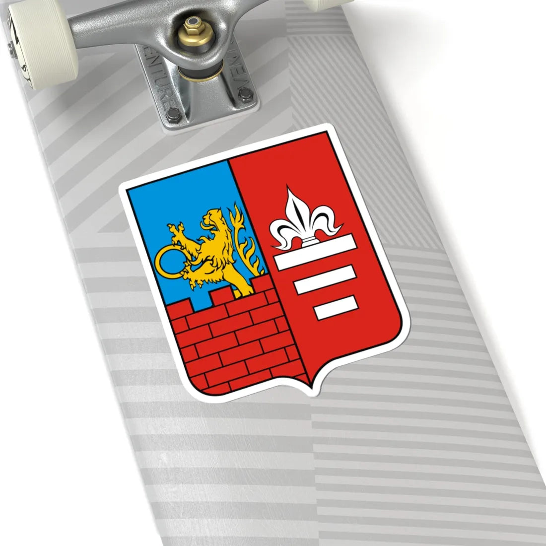 POL Bolechów COA (Ukraine) (Coat of Arms) STICKER Vinyl Kiss-Cut Decal - The Sticker Space
