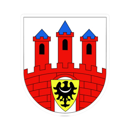POL Bolesławiec COA (Poland) (Coat of Arms) STICKER Vinyl Kiss-Cut Decal 2 Inch White - The Sticker Space