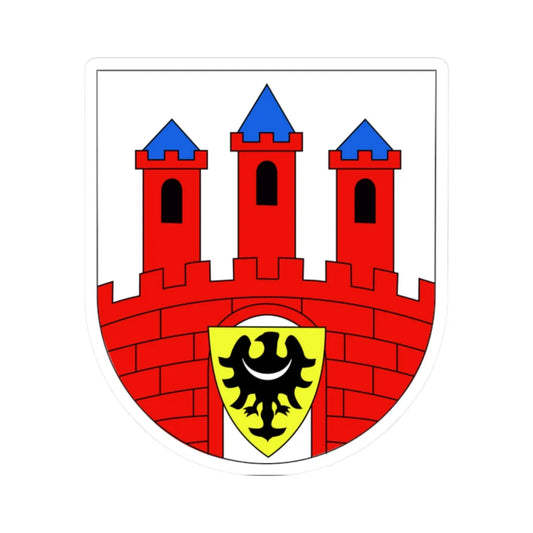 POL Bolesławiec COA (Poland) (Coat of Arms) STICKER Vinyl Kiss-Cut Decal 2 Inch White - The Sticker Space