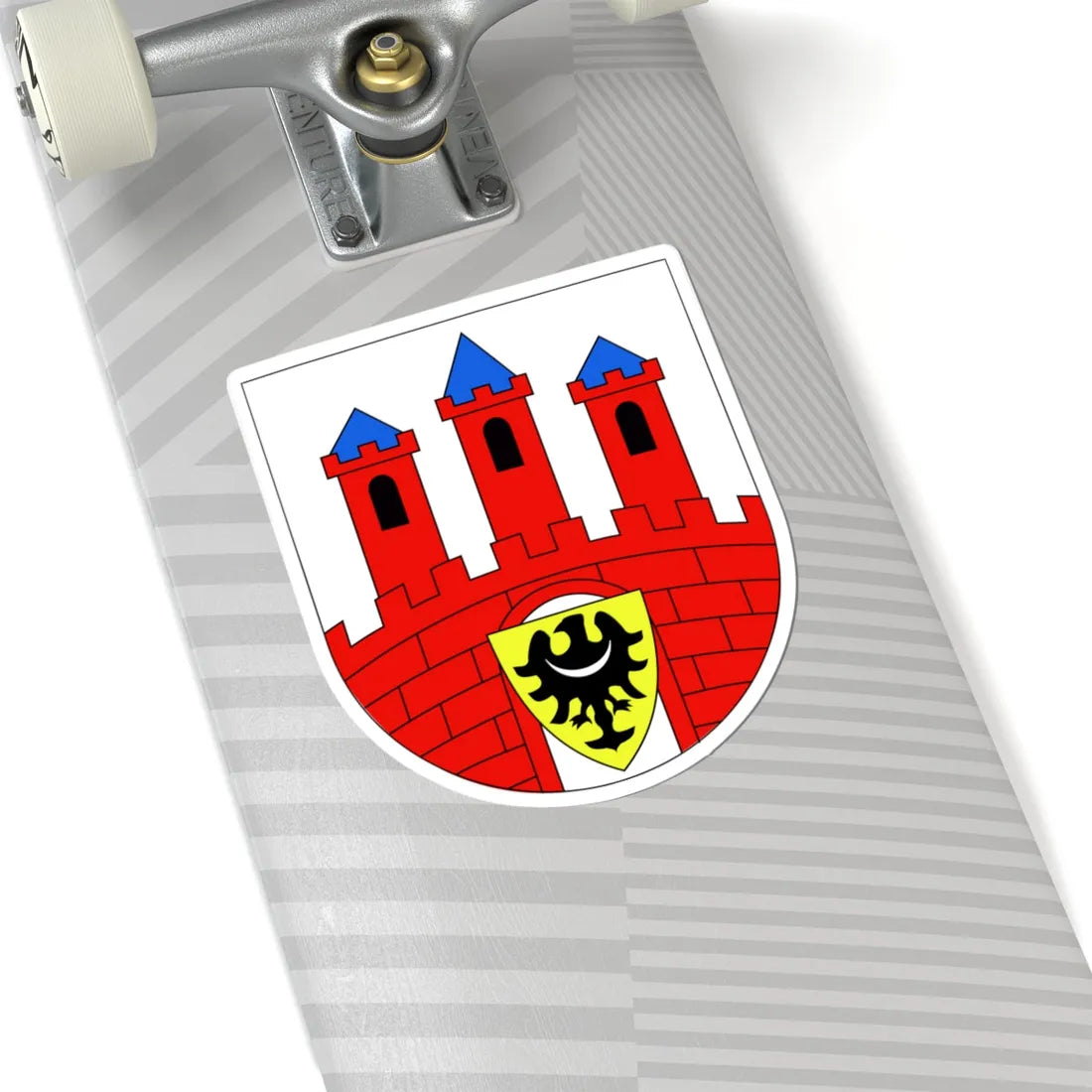 POL Bolesławiec COA (Poland) (Coat of Arms) STICKER Vinyl Kiss-Cut Decal - The Sticker Space