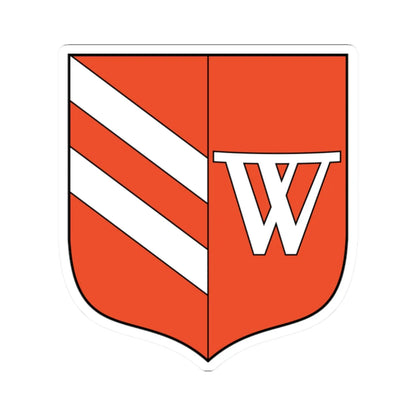 POL Bolesławów województwo dolnośląskie COA (Poland) (Coat of Arms) STICKER Vinyl Kiss-Cut Decal 2 Inch White - The Sticker Space