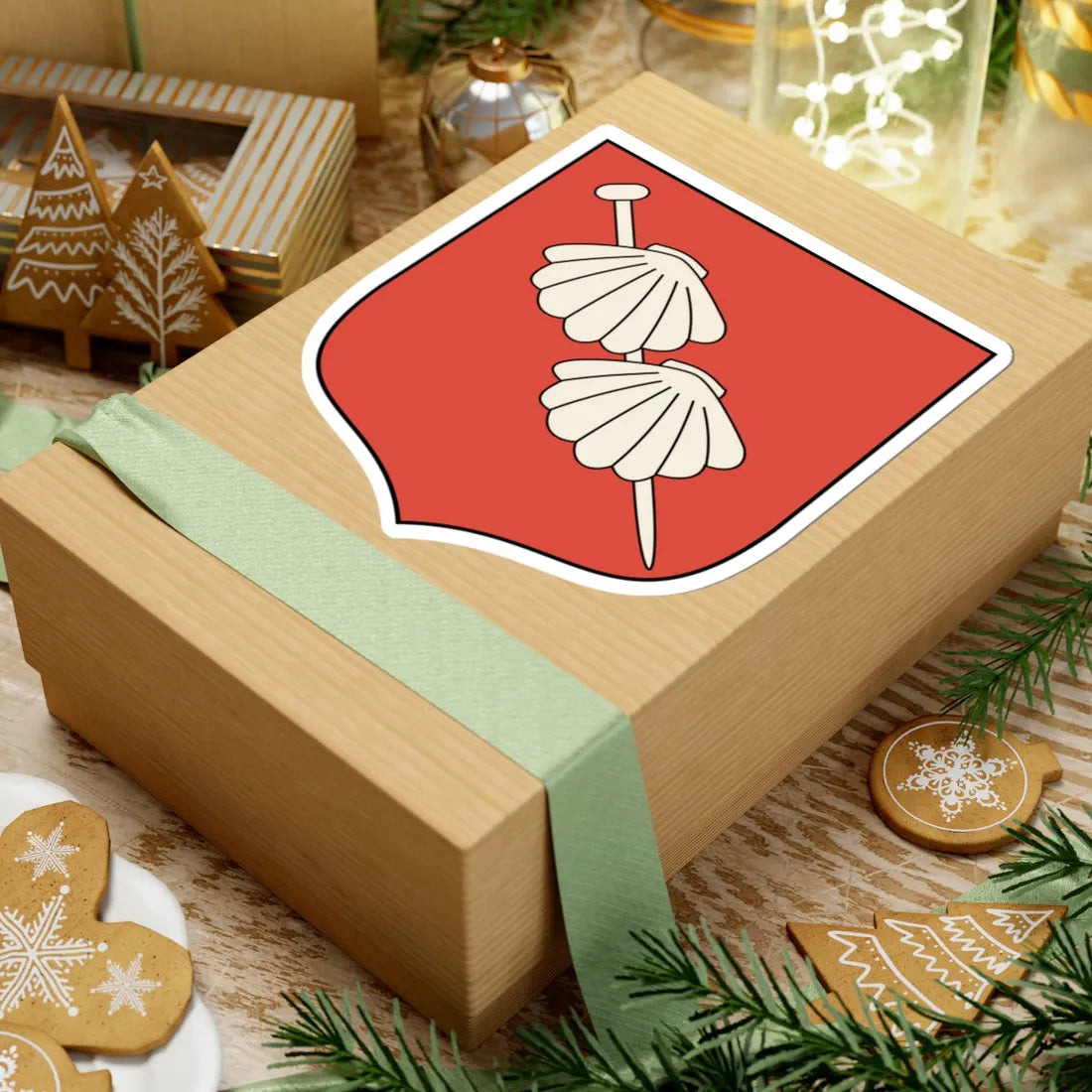 POL Bolimów COA old (Poland) (Coat of Arms) STICKER Vinyl Kiss-Cut Decal - The Sticker Space