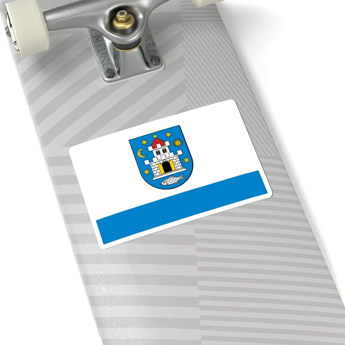 POL Bolkow flag (Poland) STICKER Vinyl Kiss-Cut Decal - The Sticker Space