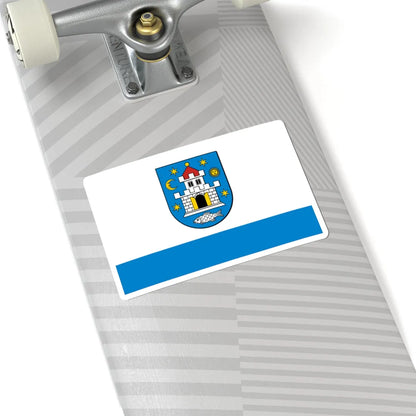 POL Bolkow flag (Poland) STICKER Vinyl Kiss-Cut Decal - The Sticker Space