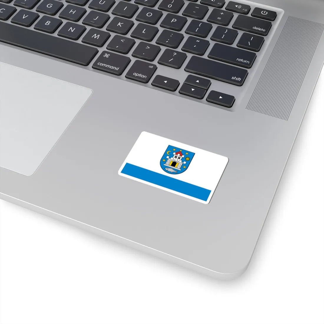 POL Bolkow flag (Poland) STICKER Vinyl Kiss-Cut Decal - The Sticker Space