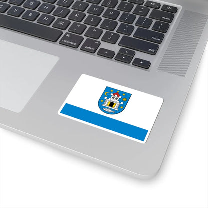 POL Bolkow flag (Poland) STICKER Vinyl Kiss-Cut Decal - The Sticker Space