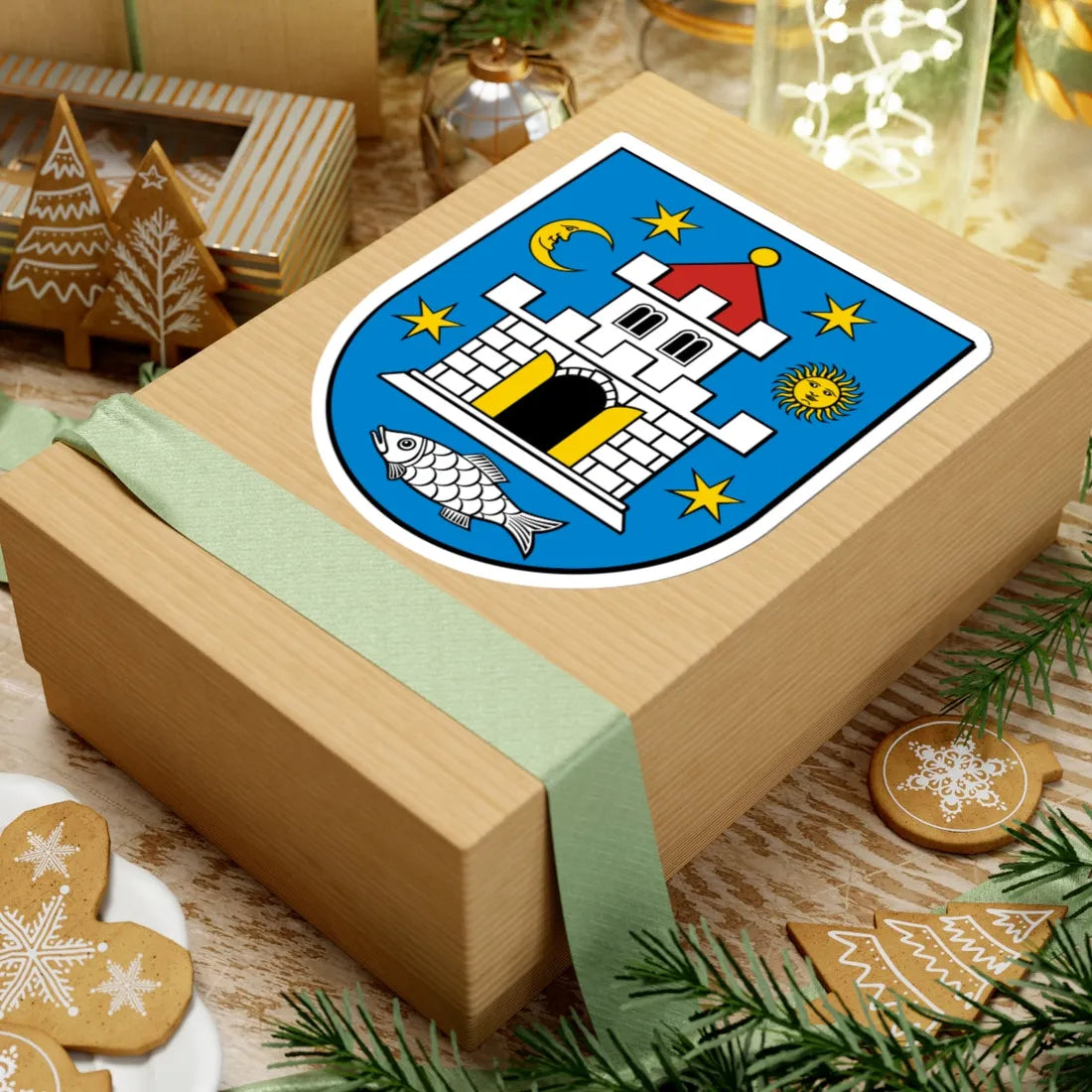 POL Bolków COA (Poland) (Coat of Arms) STICKER Vinyl Kiss-Cut Decal - The Sticker Space