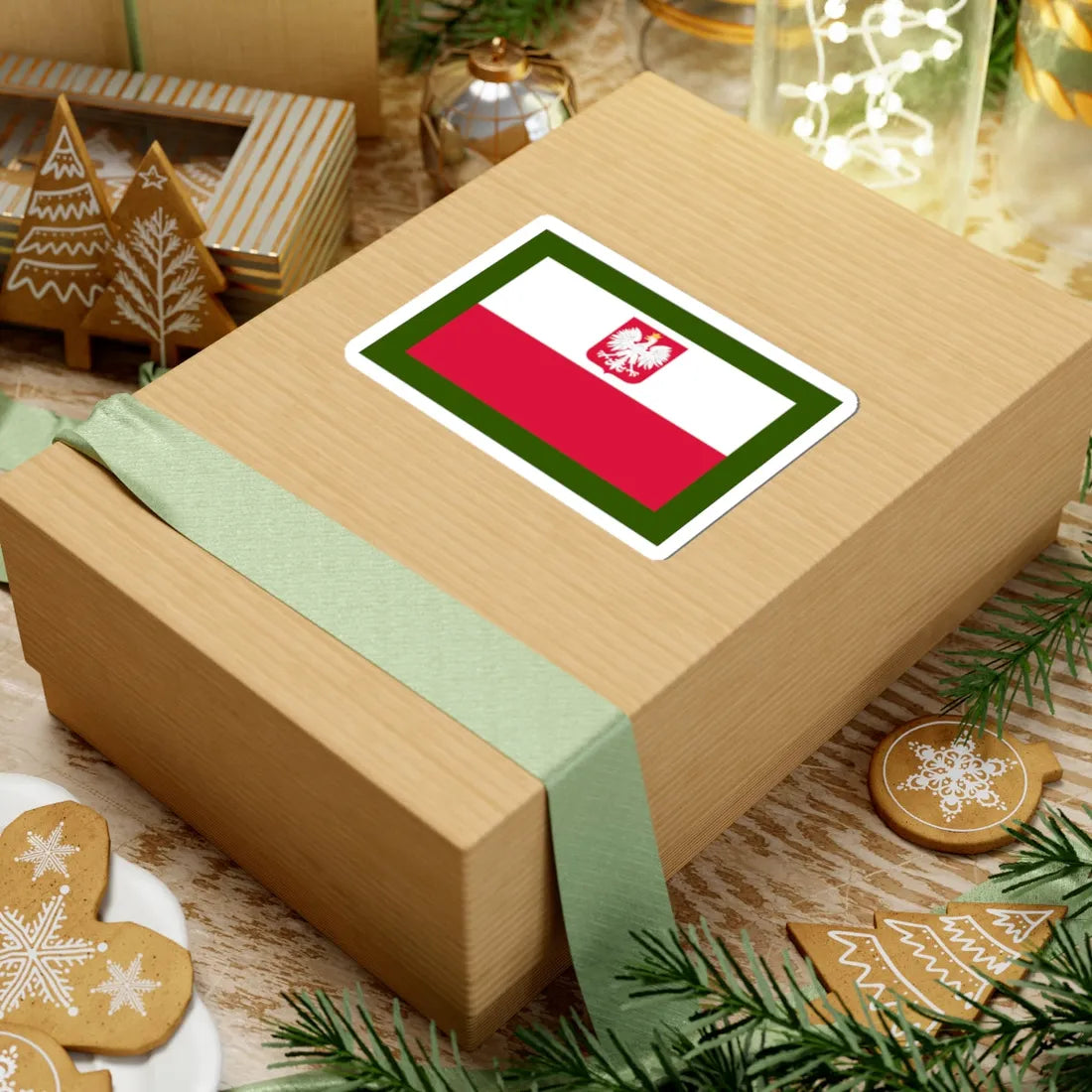 POL Border Guard flag (Poland) STICKER Vinyl Kiss-Cut Decal - The Sticker Space