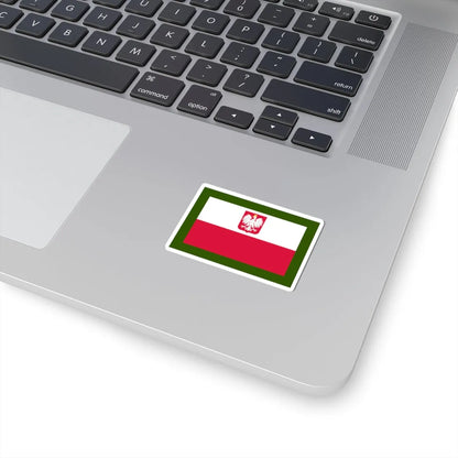 POL Border Guard flag (Poland) STICKER Vinyl Kiss-Cut Decal - The Sticker Space