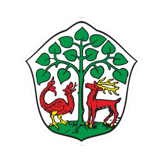 POL Braniewo COA old (Poland) (Coat of Arms) STICKER Vinyl Kiss-Cut Decal 2 Inch White - The Sticker Space