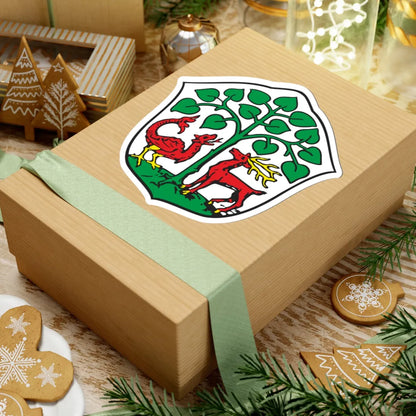 POL Braniewo COA old (Poland) (Coat of Arms) STICKER Vinyl Kiss-Cut Decal - The Sticker Space