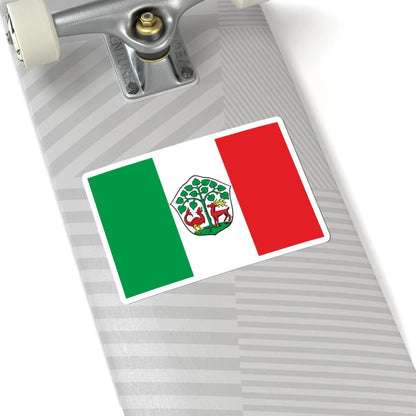 POL Braniewo flag old (Poland) STICKER Vinyl Kiss-Cut Decal - The Sticker Space