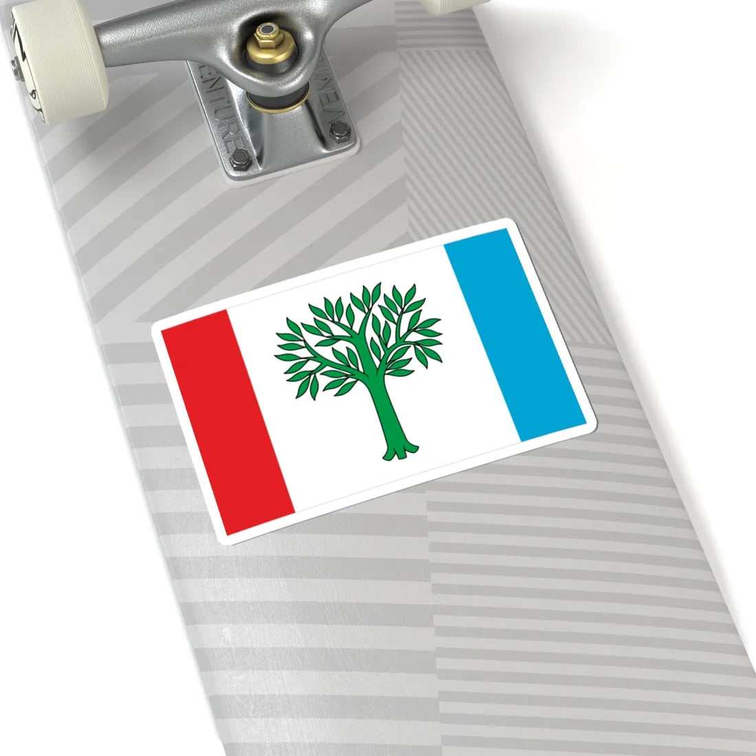 POL Braniewo flag (Poland) STICKER Vinyl Kiss-Cut Decal - The Sticker Space