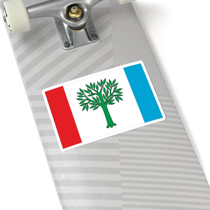 POL Braniewo flag (Poland) STICKER Vinyl Kiss-Cut Decal - The Sticker Space