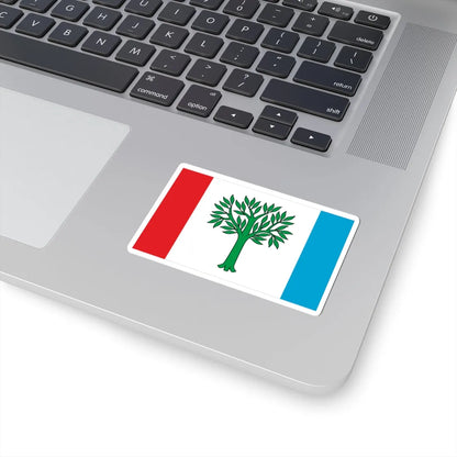 POL Braniewo flag (Poland) STICKER Vinyl Kiss-Cut Decal - The Sticker Space