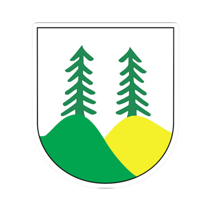 POL Brenna COA (Poland) (Coat of Arms) STICKER Vinyl Kiss-Cut Decal 2 Inch White - The Sticker Space