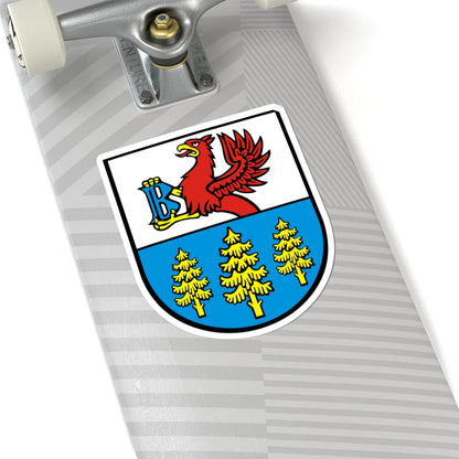 POL Brusy COA (Poland) (Coat of Arms) STICKER Vinyl Kiss-Cut Decal - The Sticker Space