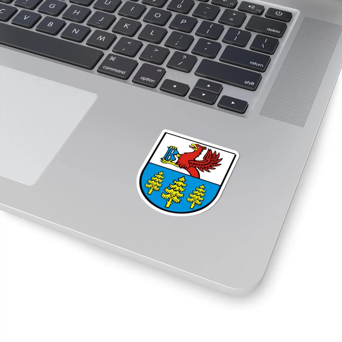 POL Brusy COA (Poland) (Coat of Arms) STICKER Vinyl Kiss-Cut Decal - The Sticker Space