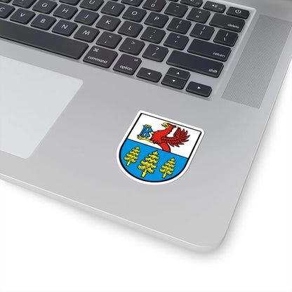 POL Brusy COA (Poland) (Coat of Arms) STICKER Vinyl Kiss-Cut Decal - The Sticker Space