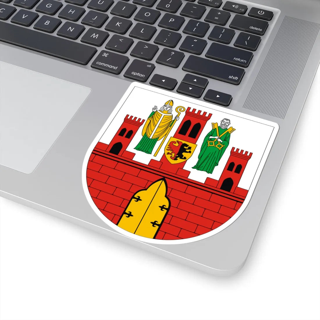 POL Brześć Kujawski COA (Poland) (Coat of Arms) STICKER Vinyl Kiss-Cut Decal - The Sticker Space