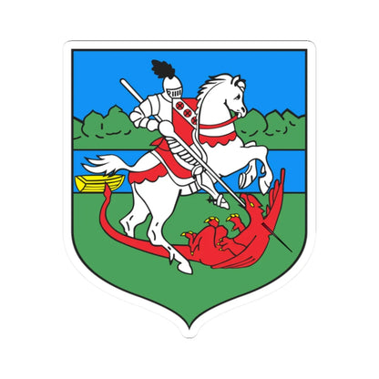 POL Brzeg Dolny COA (Poland) (Coat of Arms) STICKER Vinyl Kiss-Cut Decal 2 Inch White - The Sticker Space