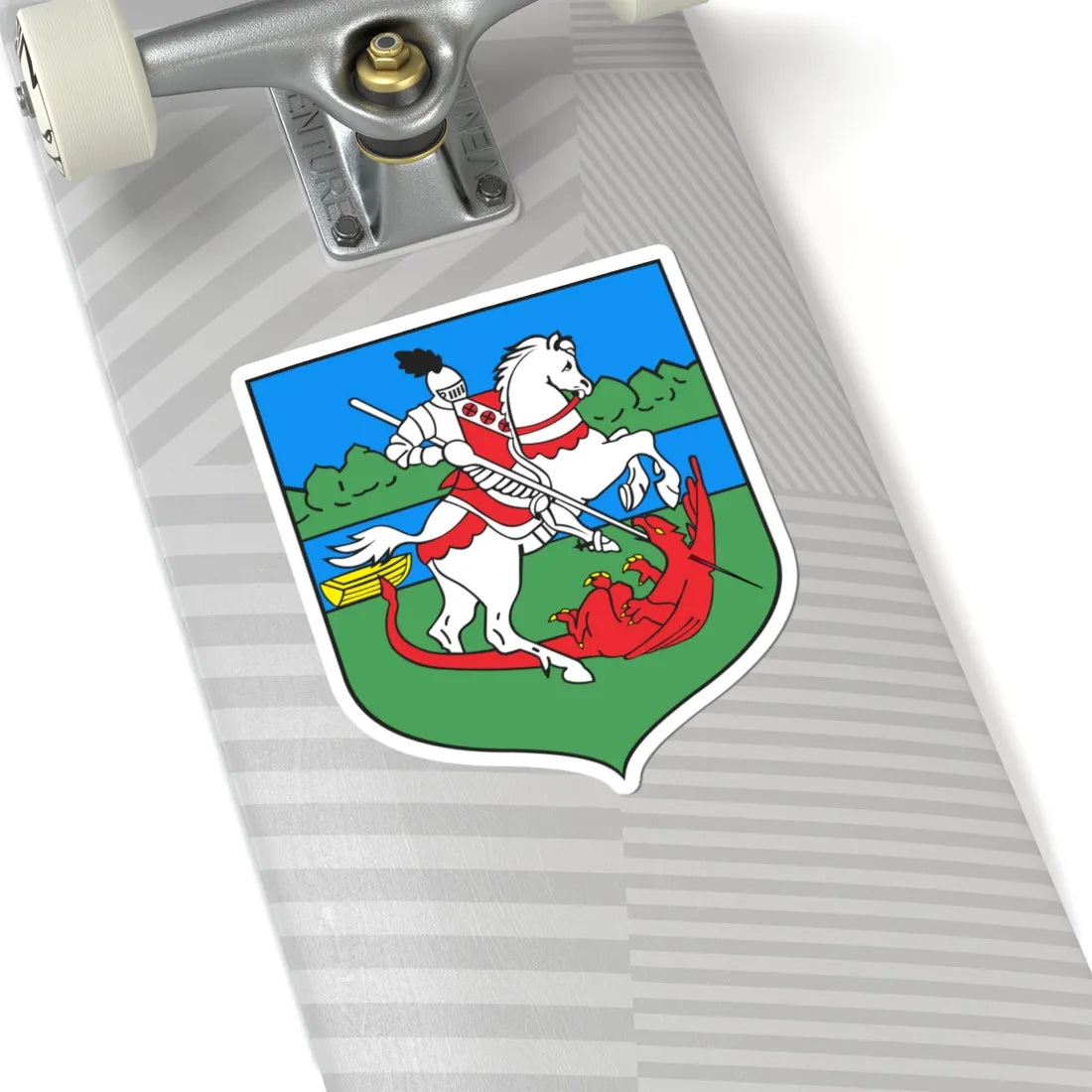 POL Brzeg Dolny COA (Poland) (Coat of Arms) STICKER Vinyl Kiss-Cut Decal - The Sticker Space