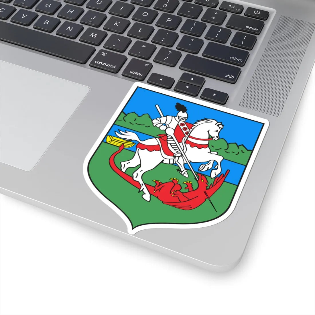 POL Brzeg Dolny COA (Poland) (Coat of Arms) STICKER Vinyl Kiss-Cut Decal - The Sticker Space