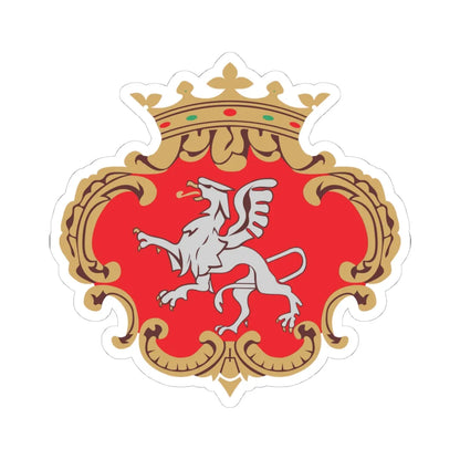 POL Brzesko COA 1 (Poland) (Coat of Arms) STICKER Vinyl Kiss-Cut Decal 4 Inch White - The Sticker Space