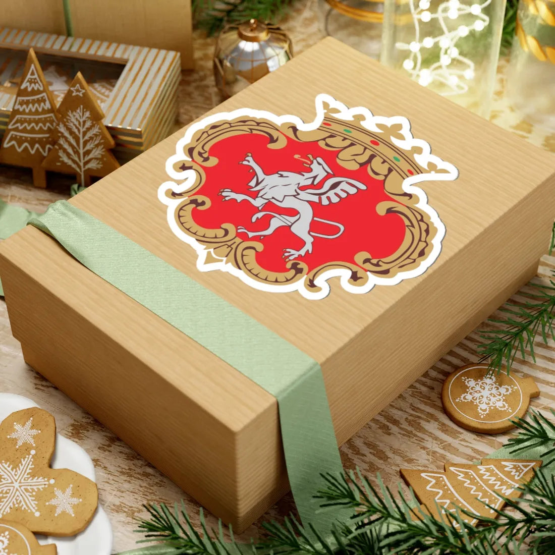 POL Brzesko COA 1 (Poland) (Coat of Arms) STICKER Vinyl Kiss-Cut Decal - The Sticker Space