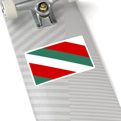 POL Brzeziny flag (Poland) STICKER Vinyl Kiss-Cut Decal - The Sticker Space