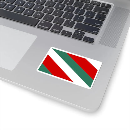 POL Brzeziny flag (Poland) STICKER Vinyl Kiss-Cut Decal - The Sticker Space