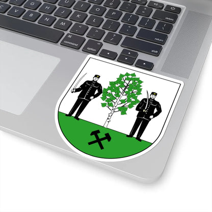 POL Brzeziny Śląskie dzielnica Piekar Śląskich COA (Poland) (Coat of Arms) STICKER Vinyl Kiss-Cut Decal - The Sticker Space