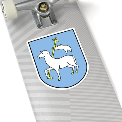 POL Brzozowice COA (Poland) (Coat of Arms) STICKER Vinyl Kiss-Cut Decal - The Sticker Space