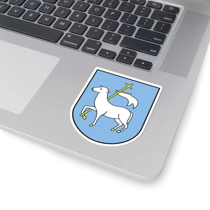 POL Brzozowice COA (Poland) (Coat of Arms) STICKER Vinyl Kiss-Cut Decal - The Sticker Space