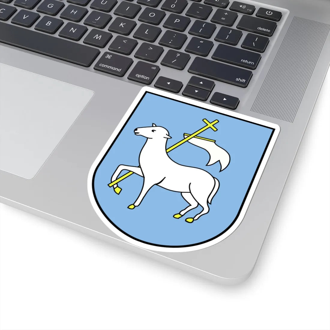 POL Brzozowice COA (Poland) (Coat of Arms) STICKER Vinyl Kiss-Cut Decal - The Sticker Space