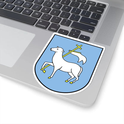 POL Brzozowice COA (Poland) (Coat of Arms) STICKER Vinyl Kiss-Cut Decal - The Sticker Space