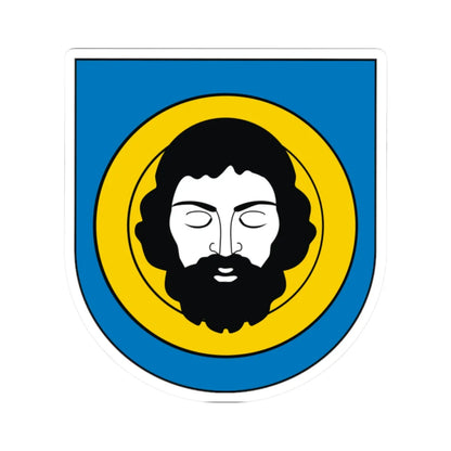 POL Brzozów COA (Poland) (Coat of Arms) STICKER Vinyl Kiss-Cut Decal 2 Inch White - The Sticker Space