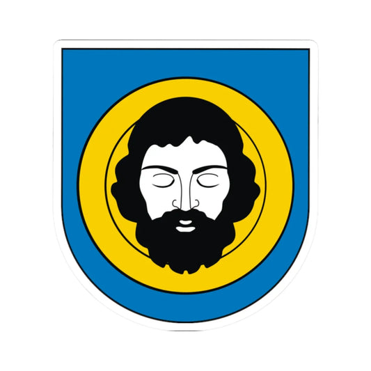 POL Brzozów COA (Poland) (Coat of Arms) STICKER Vinyl Kiss-Cut Decal 2 Inch White - The Sticker Space