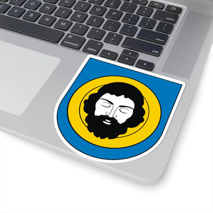 POL Brzozów COA (Poland) (Coat of Arms) STICKER Vinyl Kiss-Cut Decal - The Sticker Space