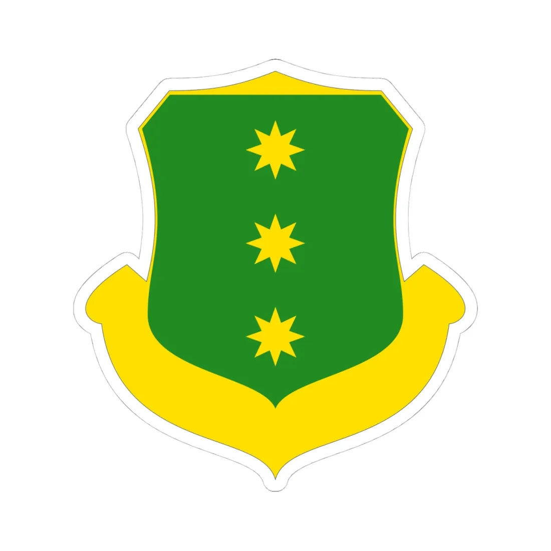 POL Buczkowice COA (Poland) (Coat of Arms) STICKER Vinyl Kiss-Cut Decal 4 Inch White - The Sticker Space