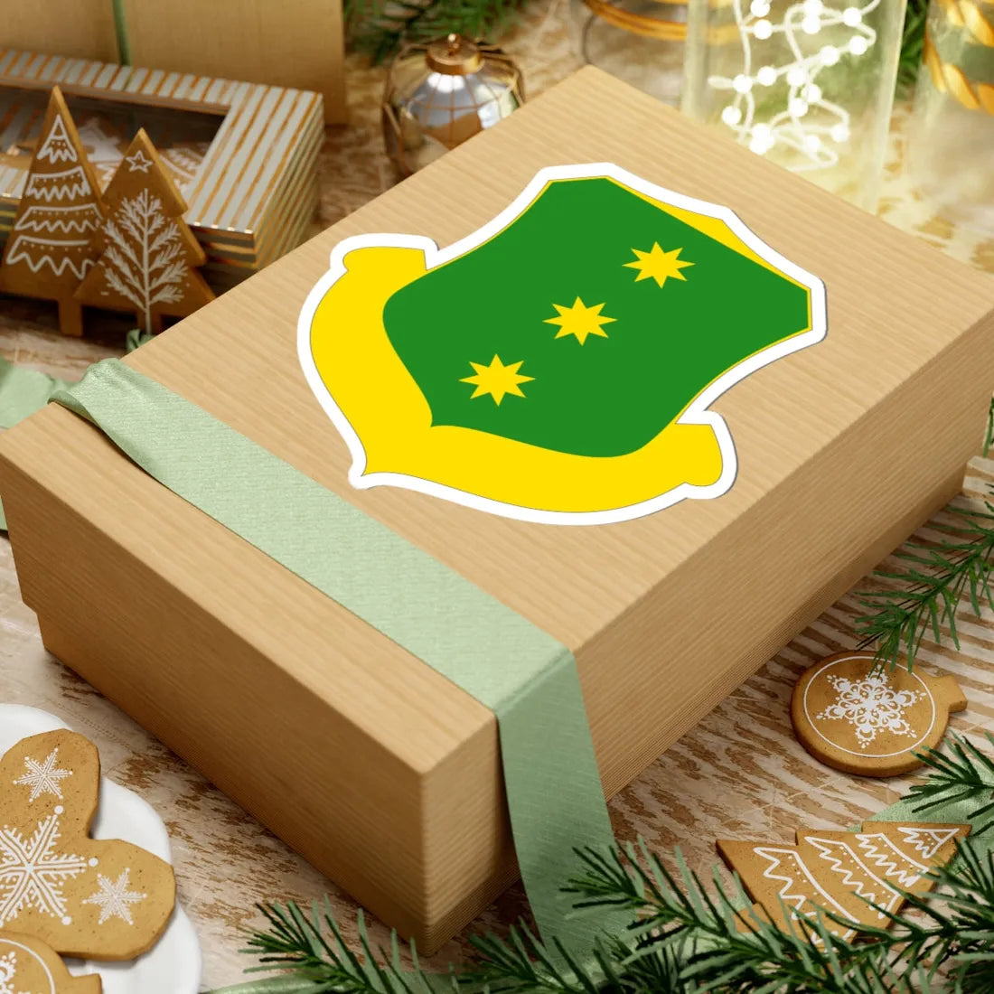 POL Buczkowice COA (Poland) (Coat of Arms) STICKER Vinyl Kiss-Cut Decal - The Sticker Space