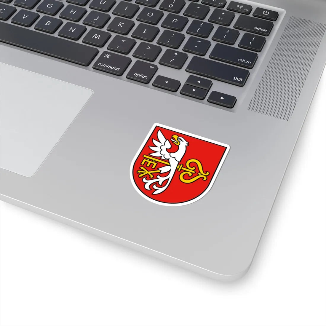 POL Budzyń COA (Poland) (Coat of Arms) STICKER Vinyl Kiss-Cut Decal - The Sticker Space